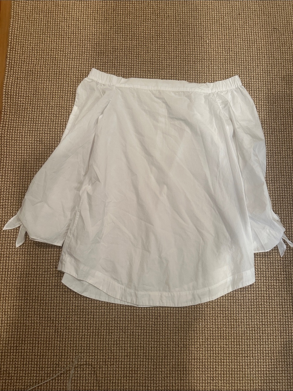 White Off-Shoulder Peasant dress/tunic